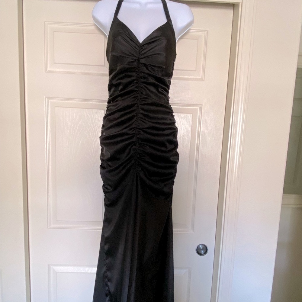 Prom dress Black Floor length Formal Dress